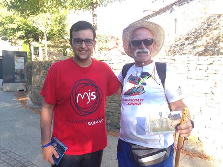 EL CAMINO A SANTIAGO: LOS SELFIES CON LOS AMIGOS DE RUTA