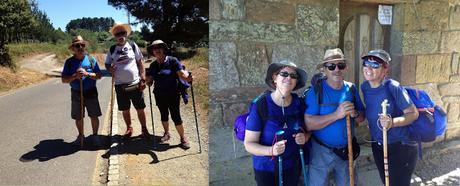 EL CAMINO A SANTIAGO: LOS SELFIES CON LOS AMIGOS DE RUTA