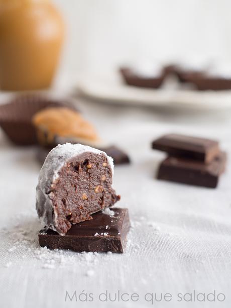 Trufas de chocolate y speculoos Trufas de chocolate y speculoos
