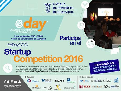 #eDayCCG Startup Competition 2016: convocatoria abierta para emprendimientos ecuatorianos.