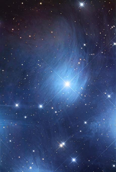 Una nebulosa en Merope
