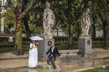 Boda con lluvia