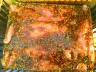 PAVO GLASEADO CON NARANJA, MOSTAZA Y SOJA ACOMPAÑADO DE PURÉ DE PATATAS PAVO GLASEADO CON NARANJA, MOSTAZA Y SOJA ACOMPAÑADO DE PURÉ DE PATATAS