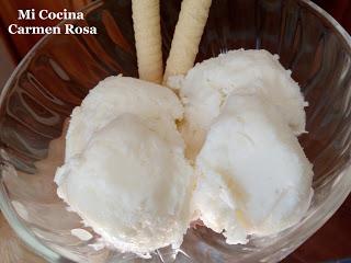 HELADO DE COCO (SIN PRODUCTOS LACTEOS, NI HUEVOS)