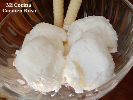 HELADO DE COCO (SIN PRODUCTOS LACTEOS, NI HUEVOS)