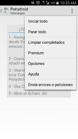 Solución Ponydroid no descarga en Mega