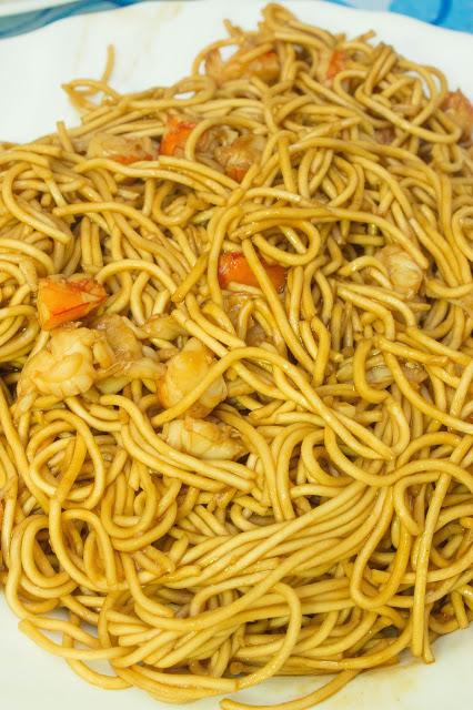 Fideos vietnamitas con gambones Fideos vietnamitas con gambones