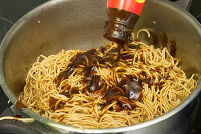 Fideos vietnamitas con gambones Fideos vietnamitas con gambones