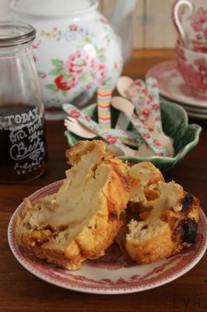 Pudding de pan... para el Reto de la Marquesa de Parabere