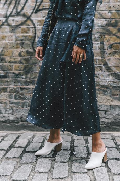 TOPSHOP UNIQUE lfw-london_fashion_week_ss17-street_style-outfits-collage_vintage-vintage-topshop_unique-polka_dot_dress-white_mules-topshop_boutique-adenorah-16