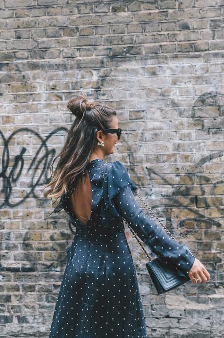 TOPSHOP UNIQUE lfw-london_fashion_week_ss17-street_style-outfits-collage_vintage-vintage-topshop_unique-polka_dot_dress-white_mules-topshop_boutique-adenorah-5