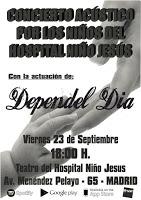 Dependel Día, concierto acústico por los niños del Hospital Niño Jesús