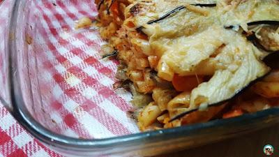 Pastel de macarrones y berenjenas Pastel de macarrones y berenjenas