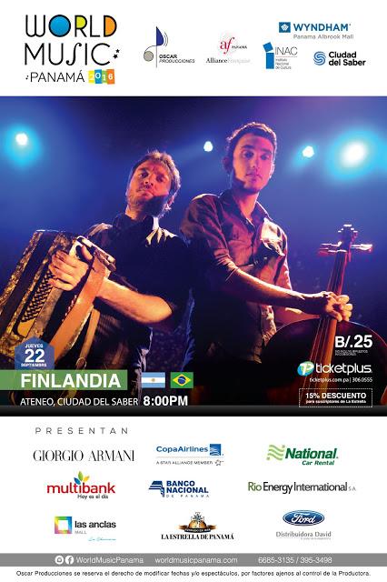 World Music Panamá presenta: Finlandia