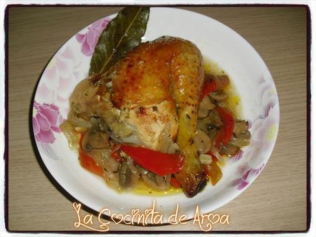 POLLO A LA SIDRA, POLLO CUK DESADA