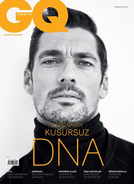 David Gandy, model, Fall 2016, supermodel, menswear, moda hombre, Suits and Shirts, GQ, GQ Turkey, Magazine, cover,