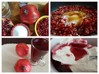 Tarta de chocolate con granadas Tarta de chocolate con granadas