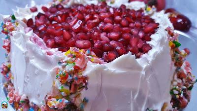 Tarta de chocolate con granadas Tarta de chocolate con granadas