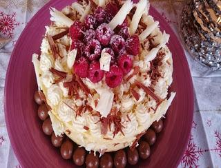 Tarta de chocolate con granadas Tarta de chocolate con granadas