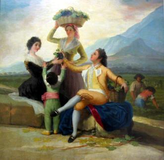 Septiembre, mes de la Vendimia; Curiosidades de la antigüedad y 12 localidades perfectas para celebrarla. lavendimia_goya_lou