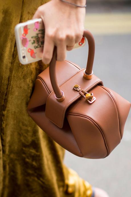 mini leather handbag 