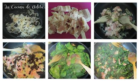 Pastel con queso de cabra Pastel con queso de cabra