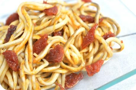 Gulas con chorizo