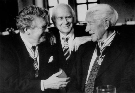 Ernst Junger, Hermann Prey y Vicco von Bülow