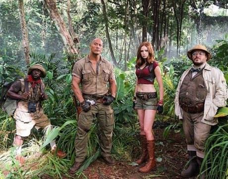 No te pierdas la primera imagen de la nueva versión de Jumanji con The Rock, Jack Black, Kevin Hart y más