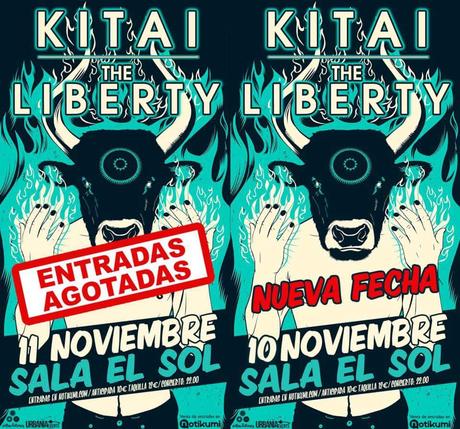 Kitai y The Liberty, dos noches en Sala el Sol