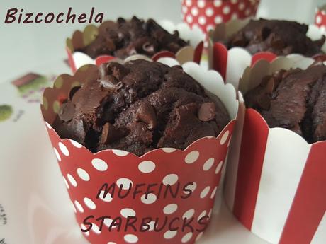 MUFFINS DE CHOCOLATE ( STARBUCKS)