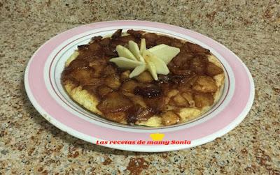 TARTA DE MANZANA EN SARTÉN