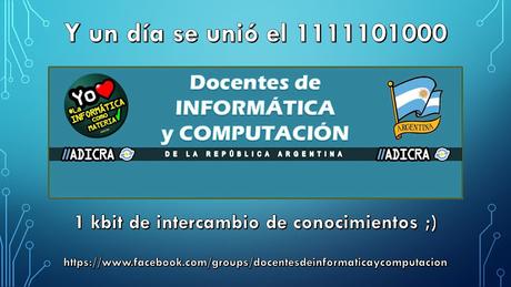 Grupo de Docentes de Informática y Computación de la República Argentina https://www.facebook.com/groups/docentesdeinformaticaycomputacion/