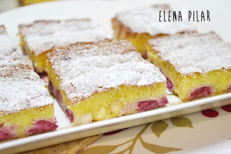 Blondies con frambuesas y nueces de Macadamia Blondies con frambuesas y nueces de Macadamia