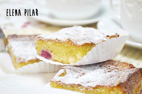 Blondies con frambuesas y nueces de Macadamia Blondies con frambuesas y nueces de Macadamia