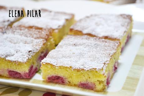 Blondies con frambuesas y nueces de Macadamia Blondies con frambuesas y nueces de Macadamia