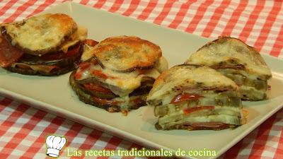 Receta fácil de mil hojas de berenjena