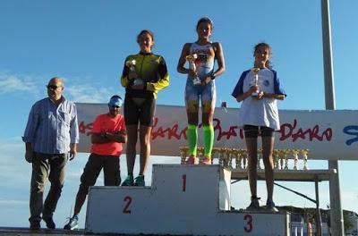 Campeonato de Catalunya d´Acuatlón Cadete. Platja d´Aro