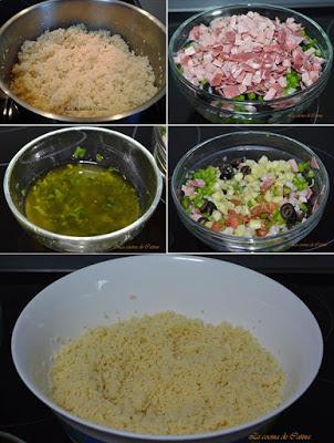 Tabulé con charcutería Tabulé con charcutería