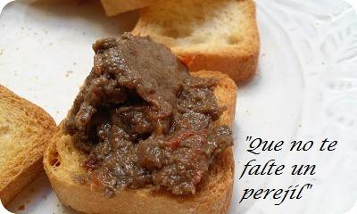 Paté de Morcilla de Cebolla y Pimiento Rojo