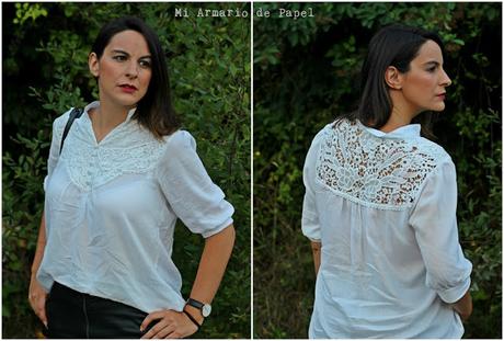 Outfit: Combinando una Blusa con Encaje