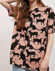 camiseta-gatos-bershka