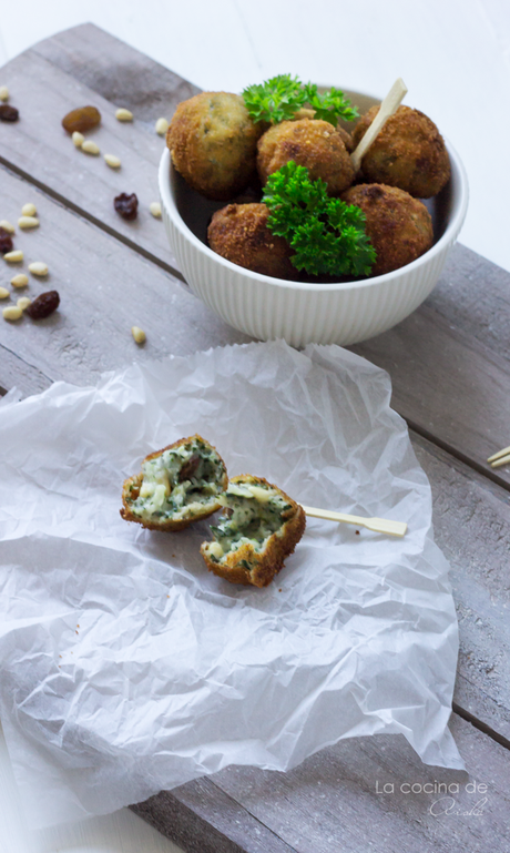 spinach-raisins-pinenuts-croquettes