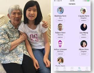 Niña crea aplicación para que su abuela que padece de alzheimer no la olvide
