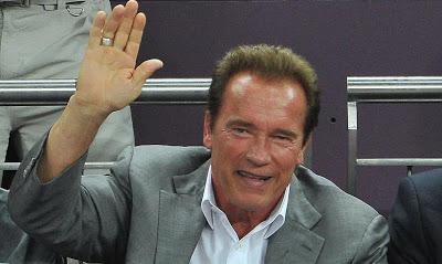 Arnold Schwarzenegger disfruta de Barcelona