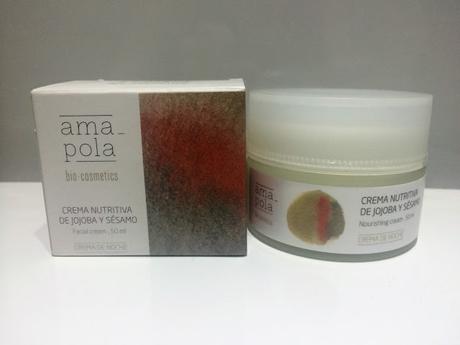Amapola Bio: Crema natural de Jojoba y Sésamo