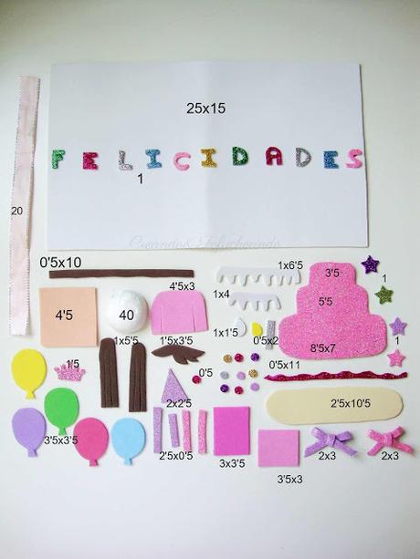 piezas-y-medidas-en-centimetros-para-hacer-tarjeta-de-cumpleaños-en-goma-eva