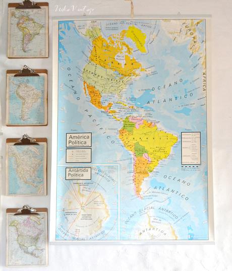 CÓMO DECORAR UN DESPACHO CON MAPAS Y CRASAS CÓMO DECORAR UN DESPACHO CON MAPAS Y CRASAS