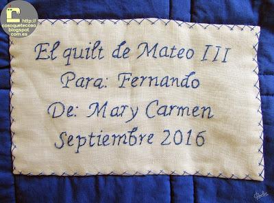 Quilt camisas de Mateo III