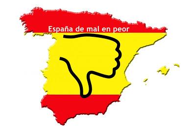 España, de mal en peor